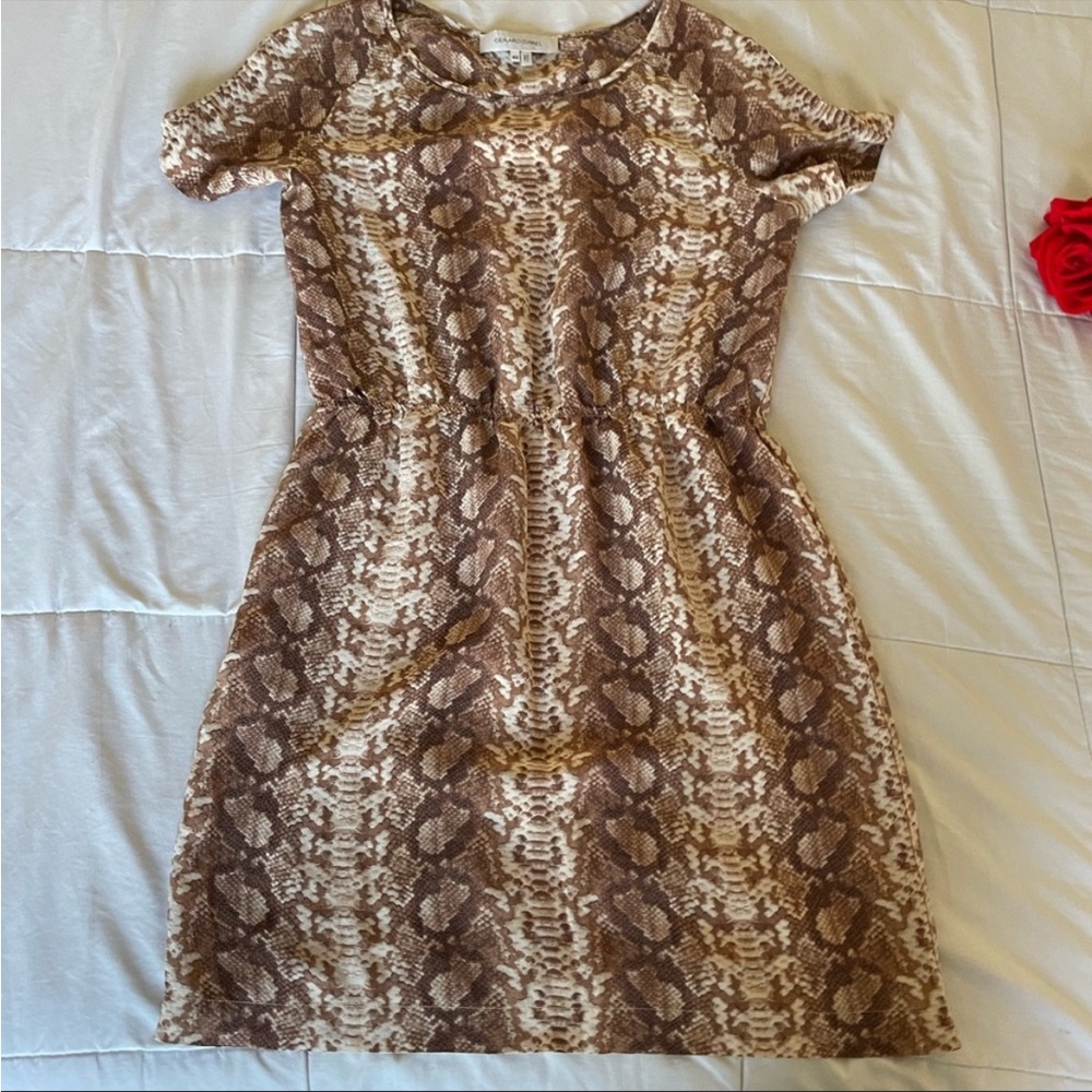 Gerard Darel snake silk blend dress